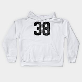 Rough Number 38 Kids Hoodie